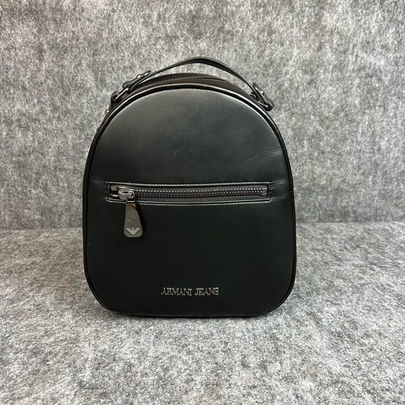 Armani Jeans Costiglia Backpack Black Leather main image 7